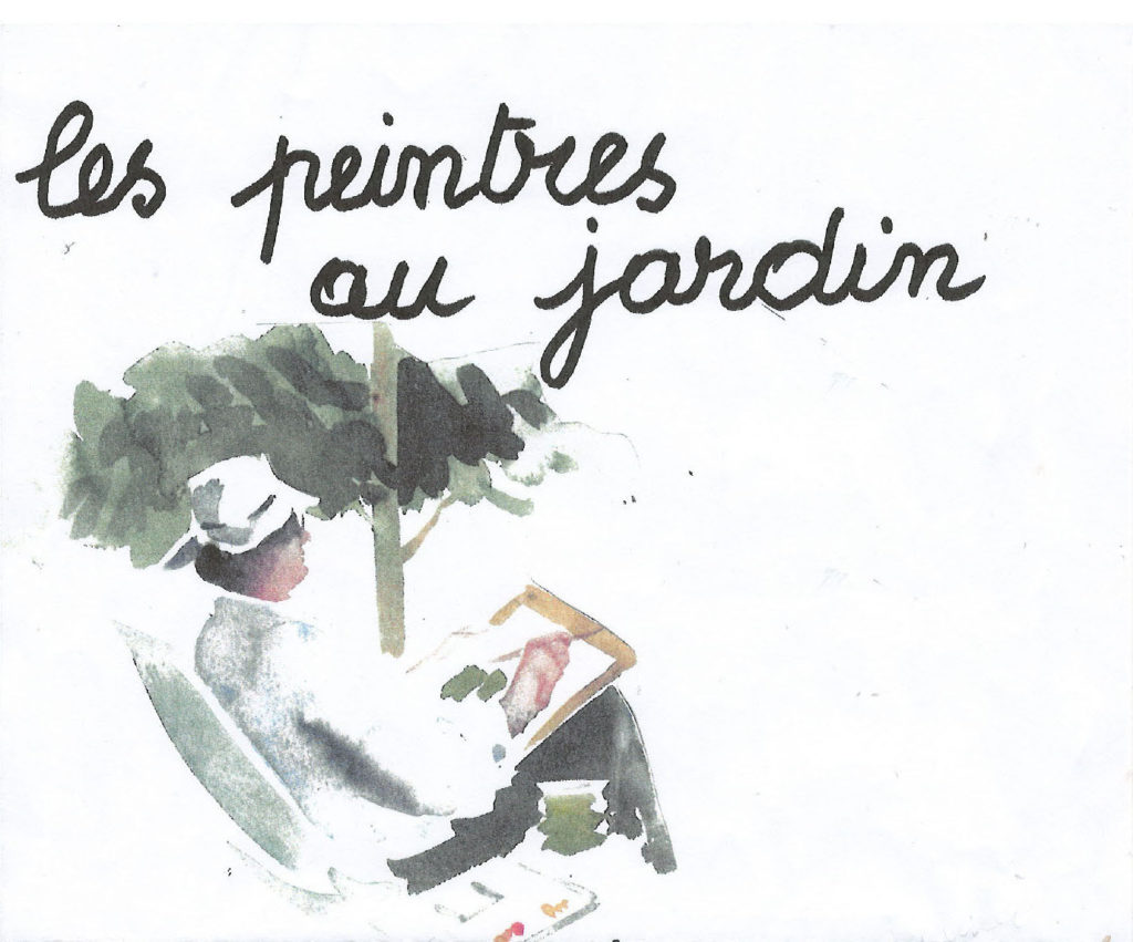 les peintres au jardin